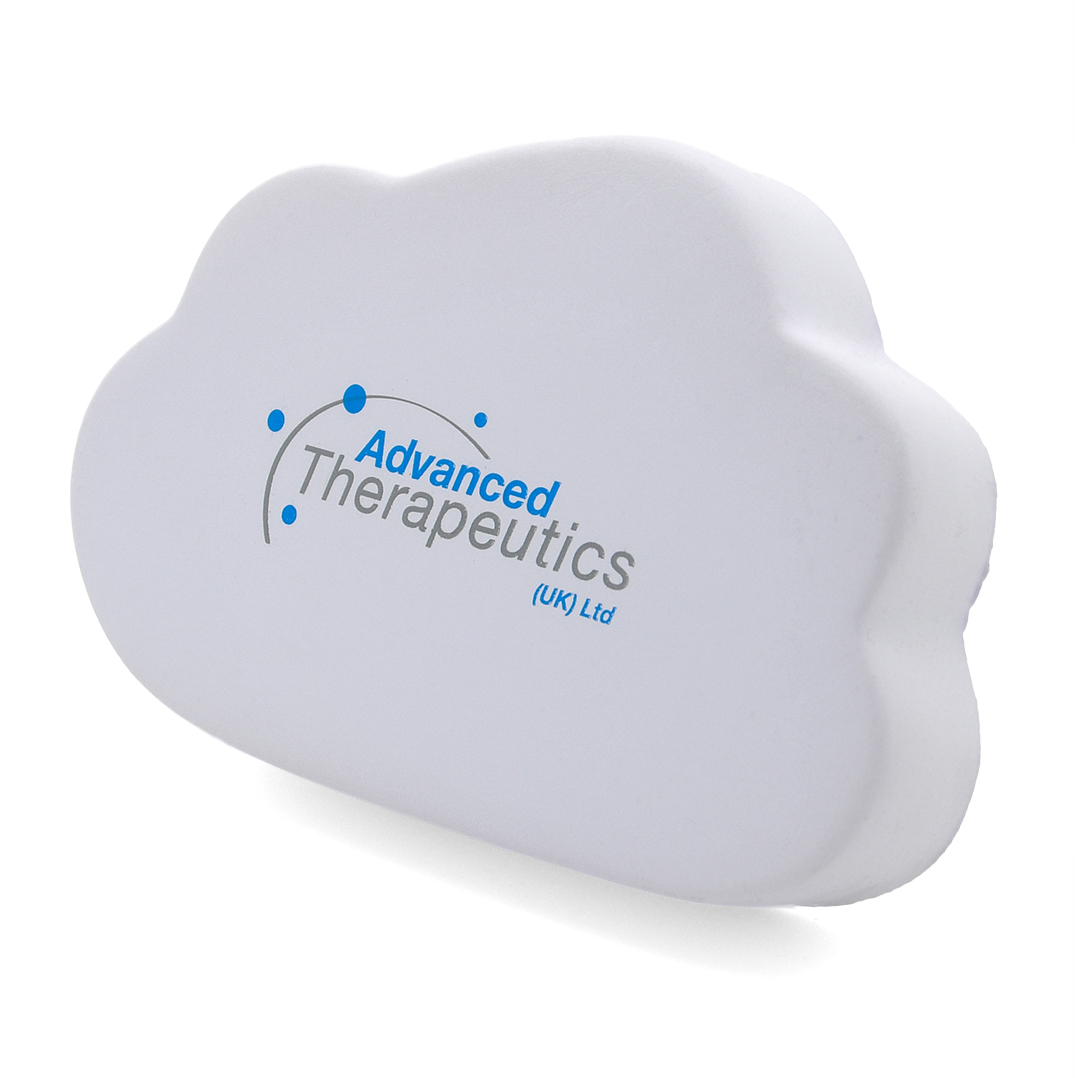 Flat Cloud Stress Ball End View