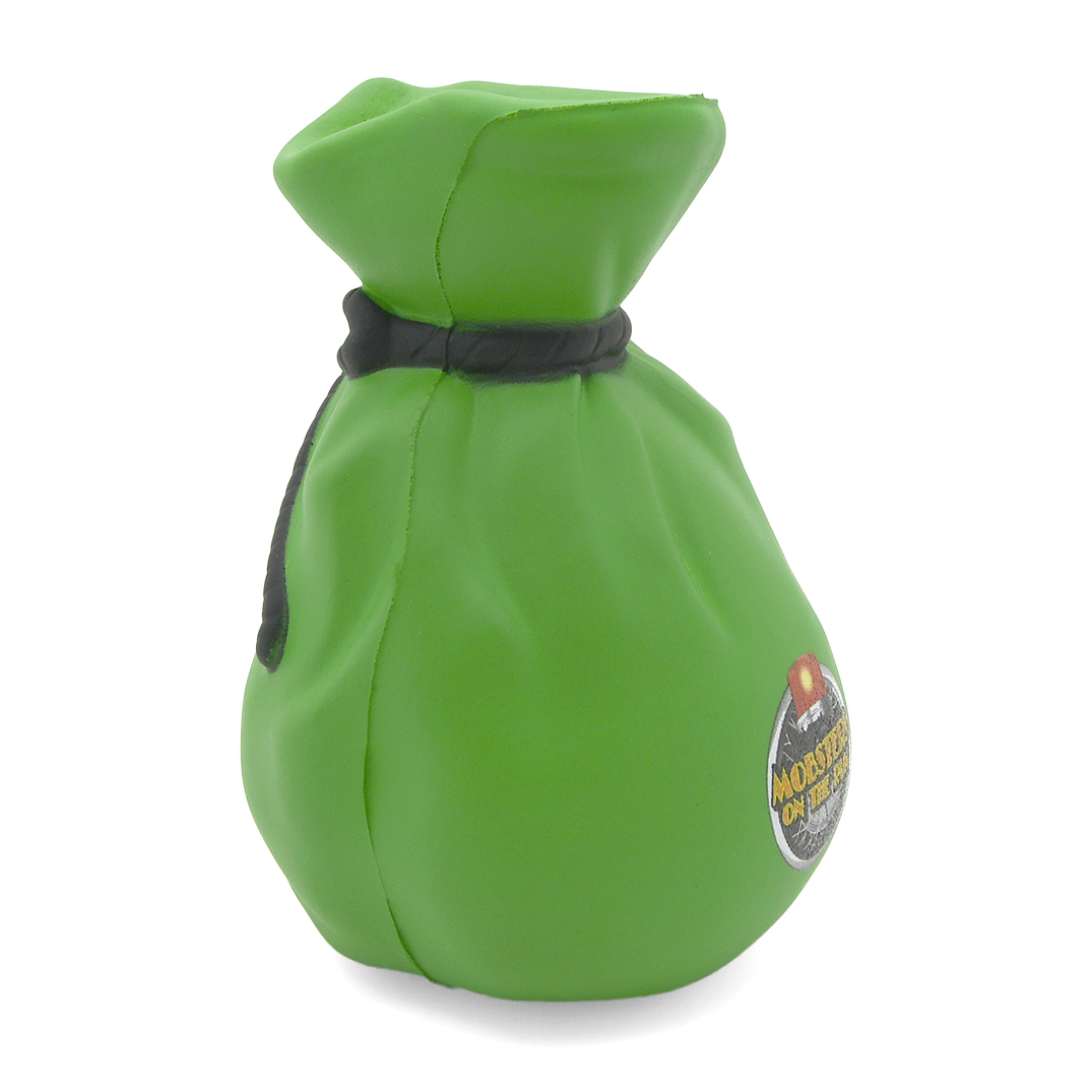 Money Bag Stress Ball Side View Alternate