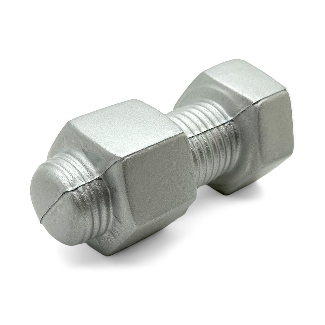 Nut and Bolt Stress Ball - Underside View