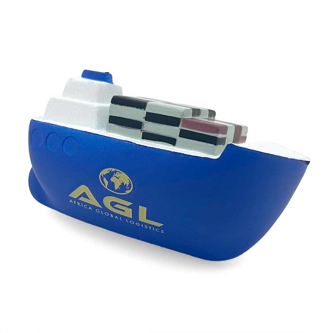 Container Ship Stress Ball Printed Side View