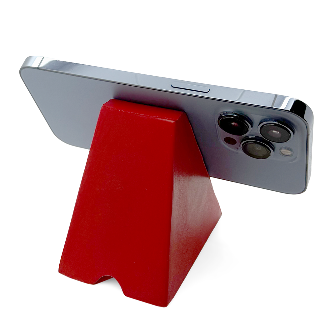 Stress Mobile Phone Stand Side with iPhone