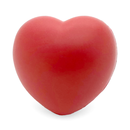 Heart Stress Ball Rear