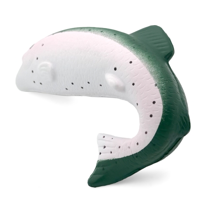 Trout Stress Ball Tail View