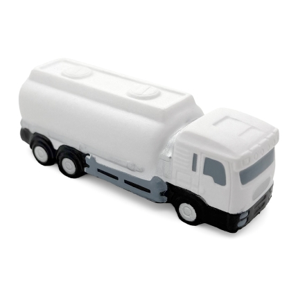 Stress Oil Tanker Lorry Side View