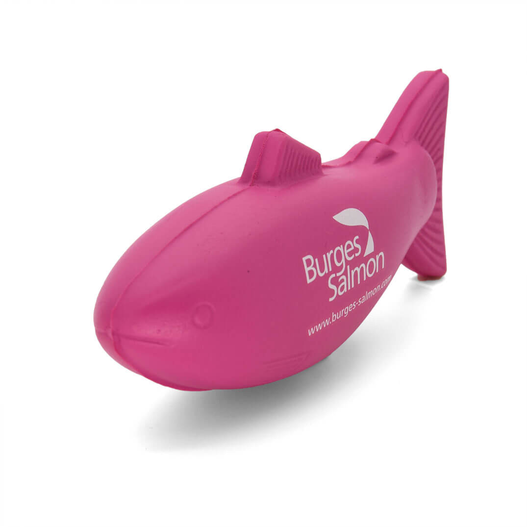 Burgess Salmon Fish Stress Ball Front