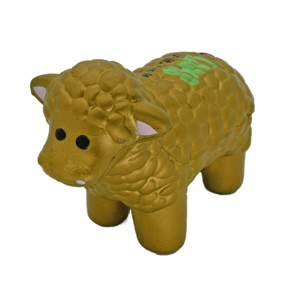 Golden Sheep Stress Ball