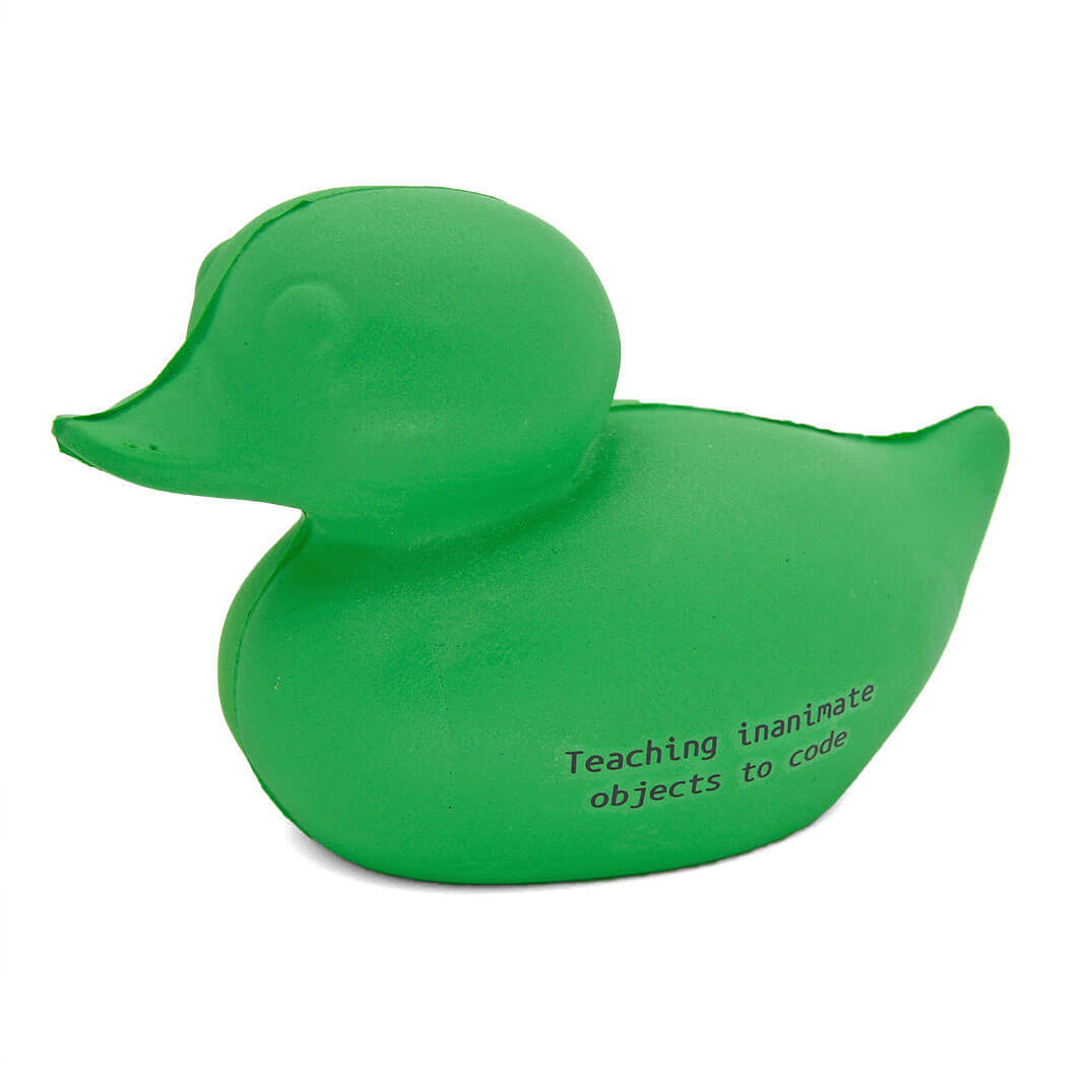Pantone Matched Green Stress Duck Other Side