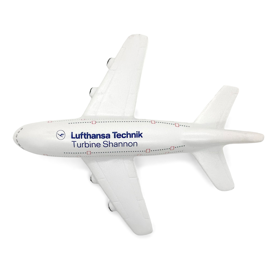 A380 Style Aeroplane Stress Ball Top View