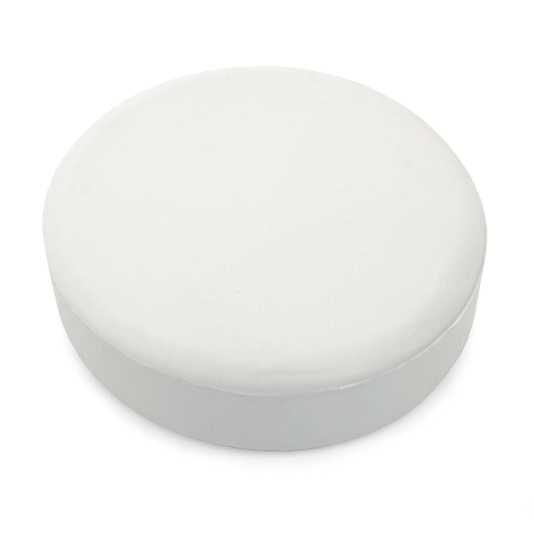 Round Tablet Stress Ball Underside
