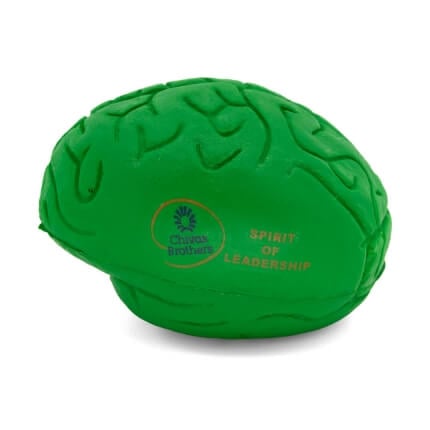 Small Green Stress Brain
