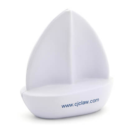 Sailing Boat Stress Ball Starboard View