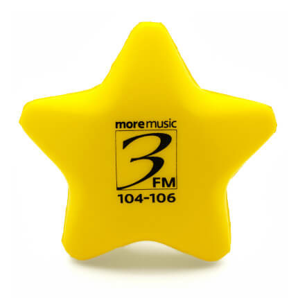 Yellow Stress Star Front View