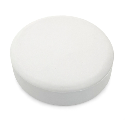 Round Tablet Stress Ball Underside