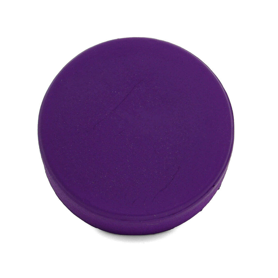 Purple Hockey Puck Stress Ball
