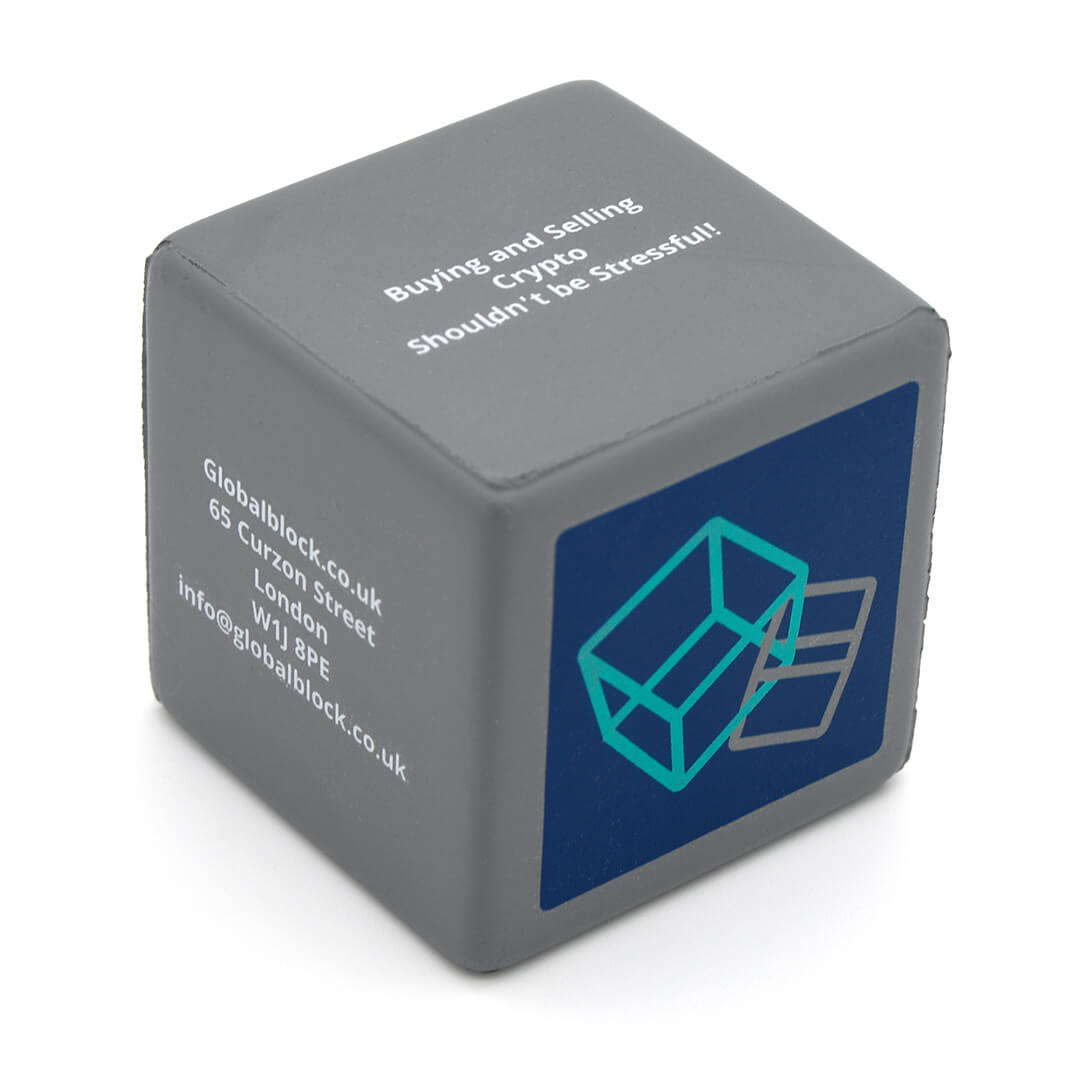 Grey 5cm Stress Cube