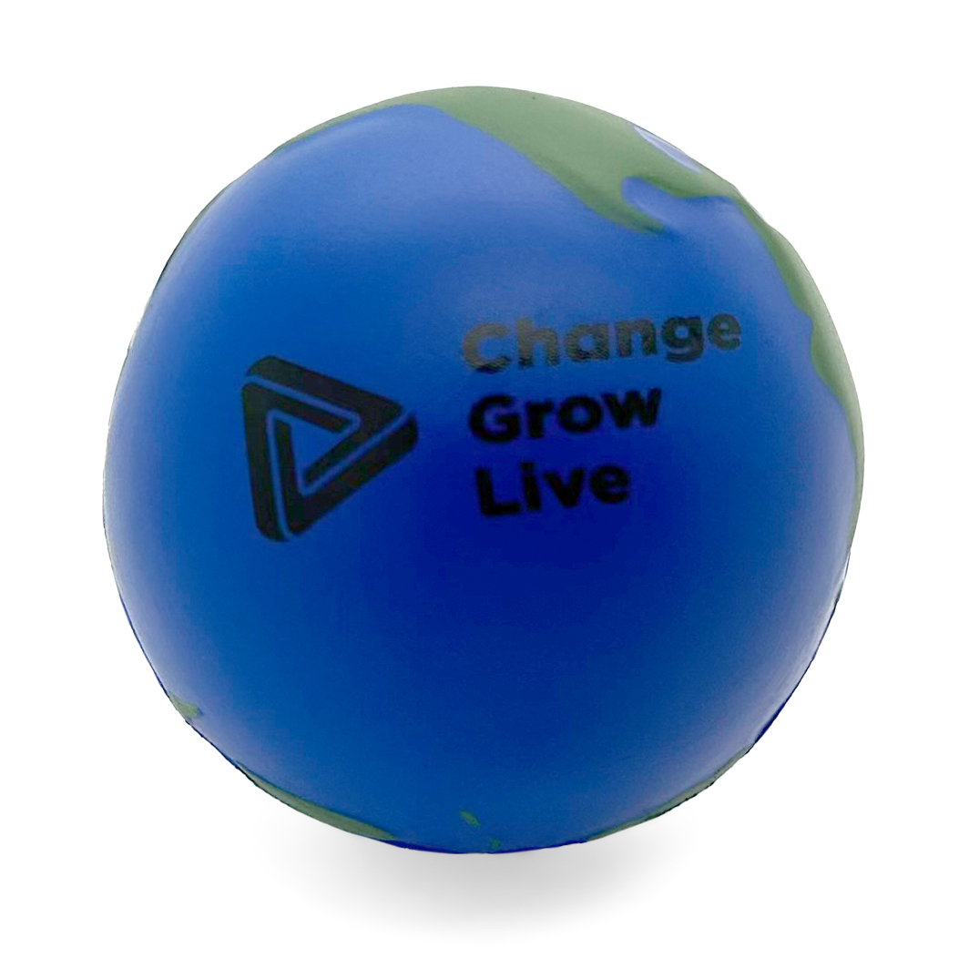 Dark Blue Stress Globe