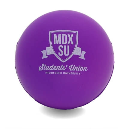 Middlesex University Students Union Purple 60mm Stress Balls