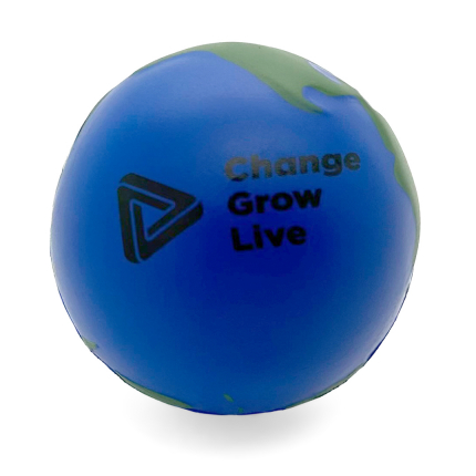 Dark Blue Stress Globe