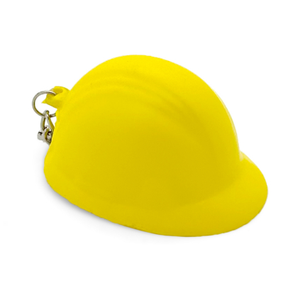 Hard Hat Keyring Stress Ball Alternate
